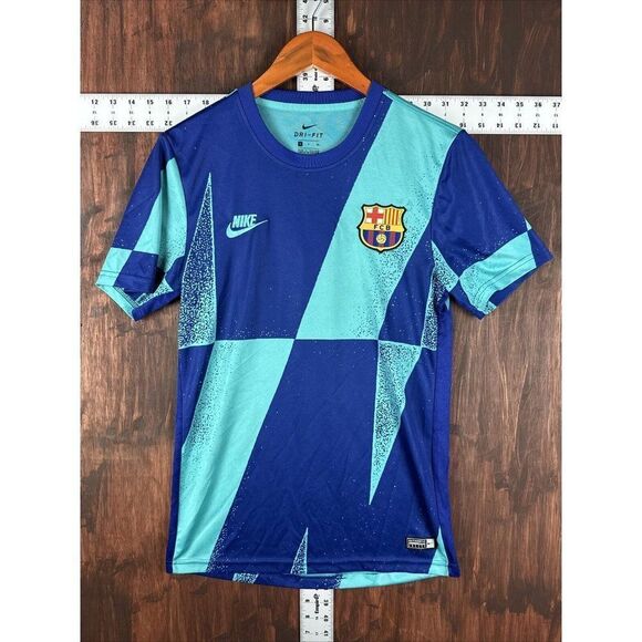 Nike FC Barcelona 2019 Pre-Match Jersey Cabana Deep Royal Blue BV2096-314 Small - Picture 1 of 9